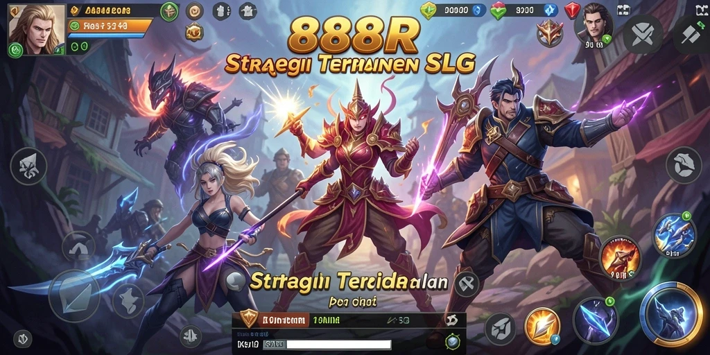 Tampilan gameplay SLG yang penuh strategi dan aksi.