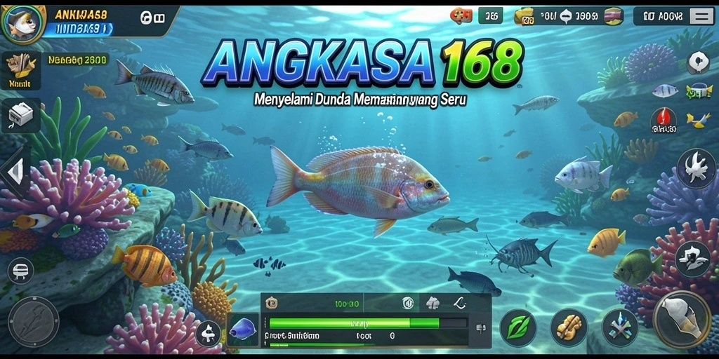 Menampilkan gameplay memancing yang seru dan menantang di ANGKASA168.