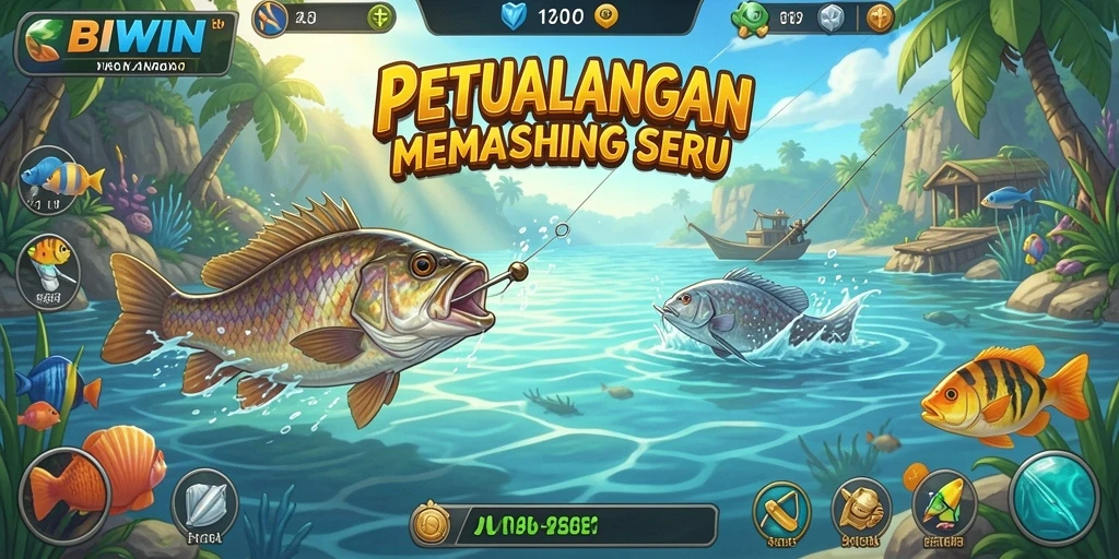 Tangkapan ikan besar dengan latar belakang indah di BIWIN.
