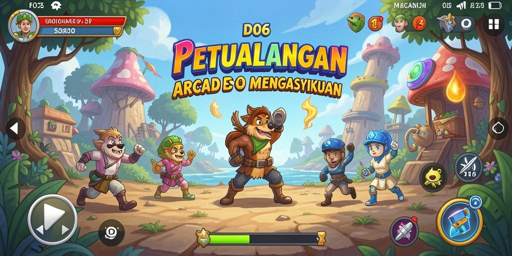 Tampilan menarik dari gameplay D06 yang penuh aksi.