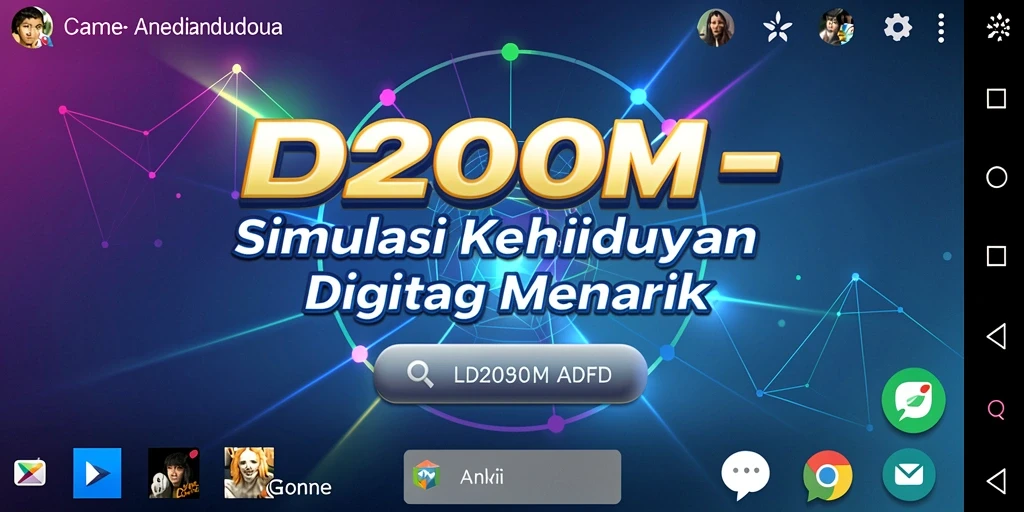 Gameplay D200M yang menarik dan interaktif dalam simulasi kehidupan.