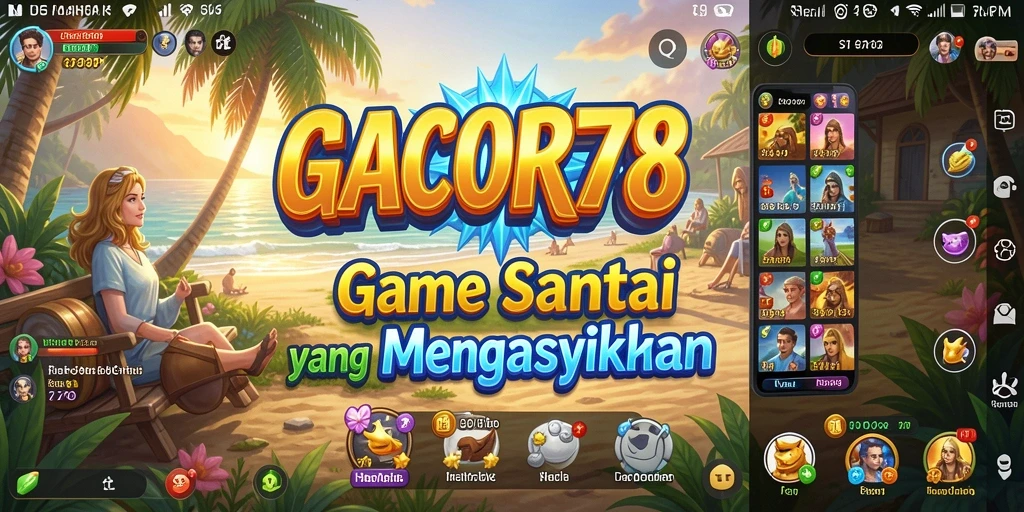 Screenshot GACOR78 menampilkan gameplay santai dan menyenangkan.