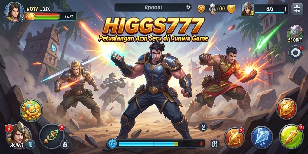Gameplay seru dan mendebarkan di HIGGS777.