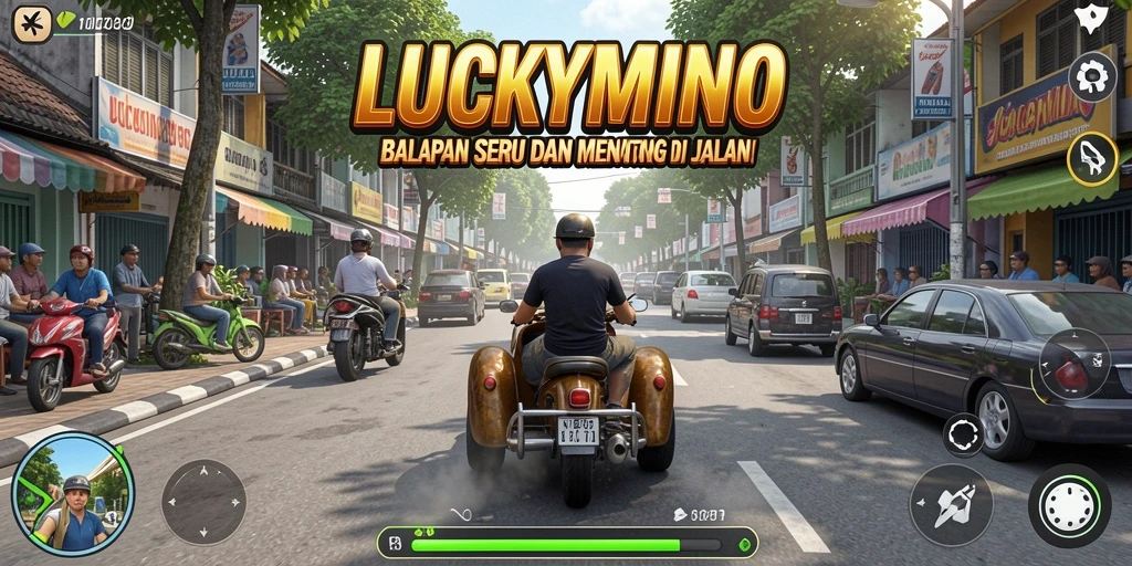 Gameplay seru dan mendebarkan di LUCKYMINO.