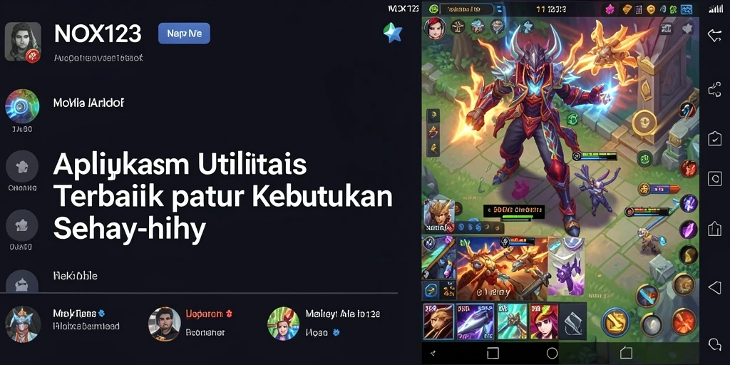 Tampilan antarmuka NOX123 yang modern dan intuitif.