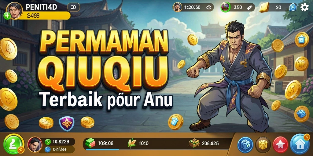 Gameplay seru QiuQiu di PENITI4D dengan teman.