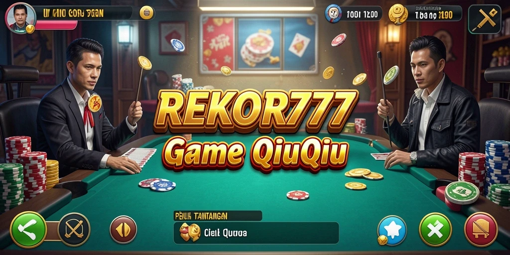 Tampilan gameplay seru dari REKOR777 dengan QiuQiu.