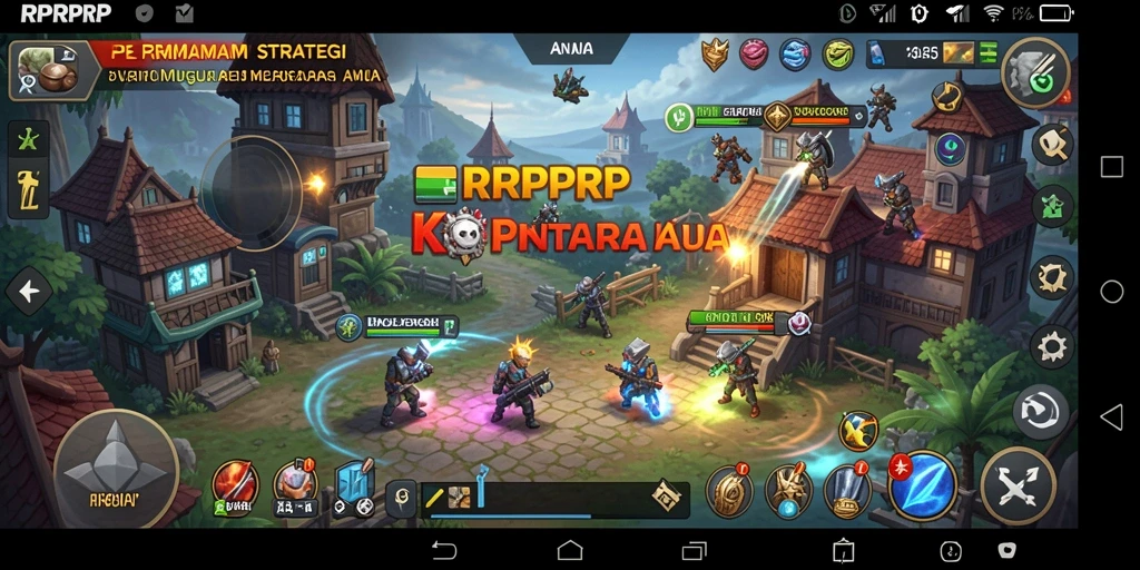 Screenshot gameplay RPRPRP menampilkan aksi strategi yang mendebarkan.