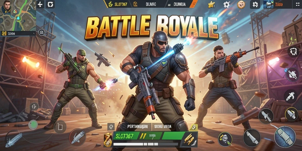Tampilan screenshot gameplay penuh aksi di SLOT367
